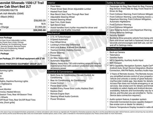 Certified 2024 Chevrolet Silverado 1500 LT Trail Boss AWD/4WD image 4