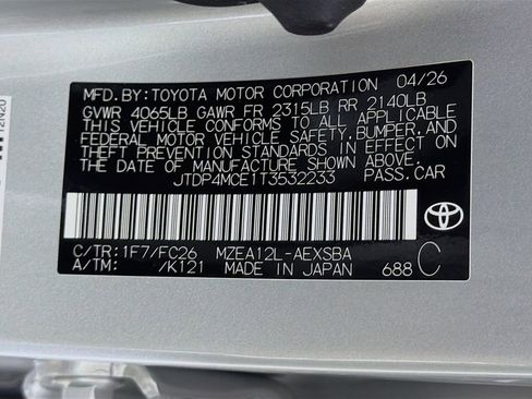 New 2026 Toyota Corolla SE FWD image 26