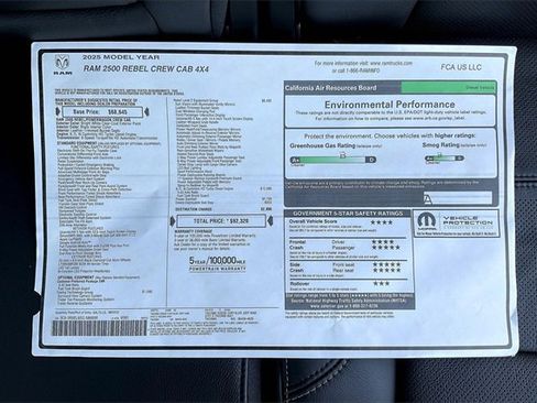 New 2025 RAM 2500 Rebel w/ Rebel Level 2 Equipment Group image 14