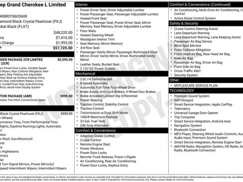 New 2026 Jeep Grand Cherokee L Limited AWD/4WD image 3