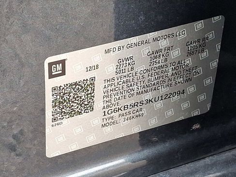 Used 2019 Cadillac CT6 Luxury w/ Driver Awareness Package AWD/4WD image 30