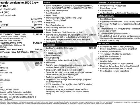 Used 2004 Chevrolet Avalanche 2500 w/ Preferred Equipment Group AWD/4WD image 24