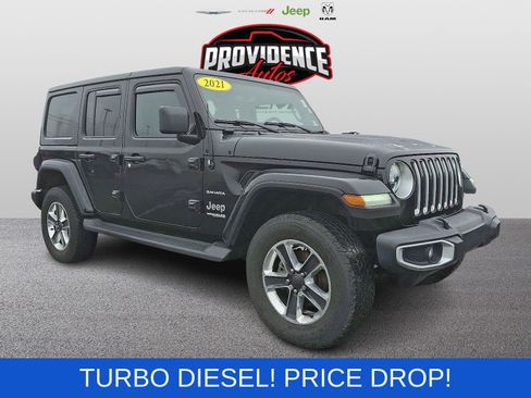 Used 2021 Jeep Wrangler Unlimited Sahara image 1