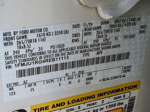 Certified 2024 Ford Expedition Timberline AWD/4WD image 32