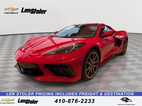 New 2026 Chevrolet Corvette Stingray Preferred Conv w/ Chrome Exterior Badge Package RWD image 1