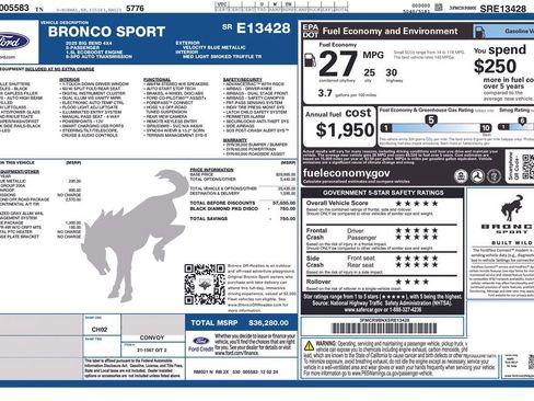 Used 2025 Ford Bronco Sport Big Bend AWD/4WD image 25