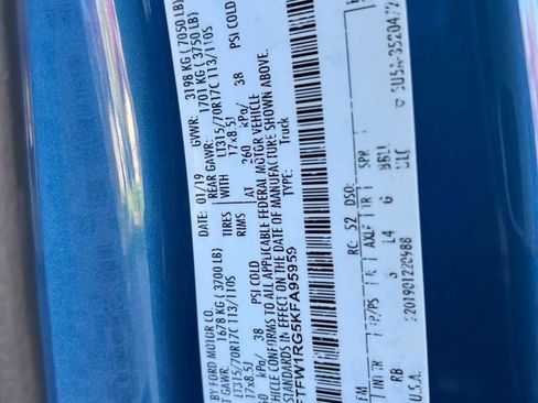 Used 2019 Ford F150 Raptor w/ Equipment Group 802A Luxury image 43