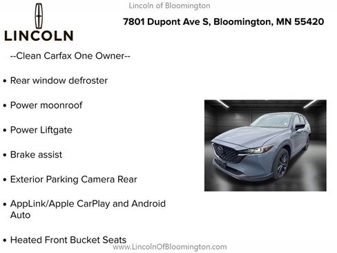 Used 2023 MAZDA CX-5 Carbon Edition image 5