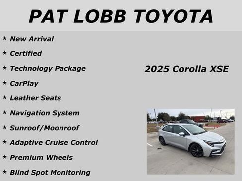 Certified 2025 Toyota Corolla XSE image 17