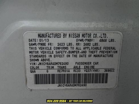 Used 2013 INFINITI G37 x Sedan w/ Premium Pkg AWD/4WD image 10
