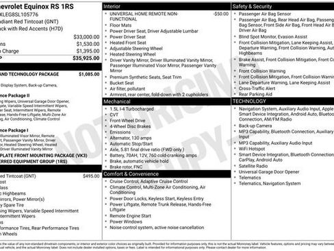 Used 2025 Chevrolet Equinox RS w/ Safety and Technology Package FWD image 31