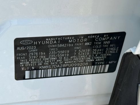 Used 2023 Hyundai Santa Fe Limited AWD/4WD image 37