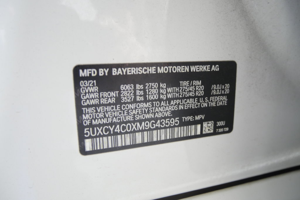 Used 2021 BMW X6 sDrive40i w/ M Sport Package RWD image 28