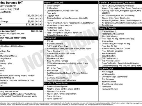 Used 2023 Dodge Durango R/T w/ Blacktop Package image 10