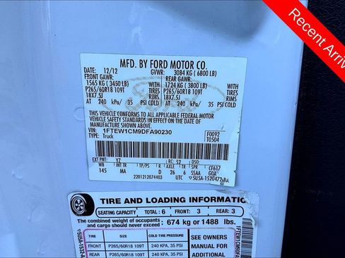 Used 2013 Ford F150 XLT w/ XLT Chrome Pkg image 9