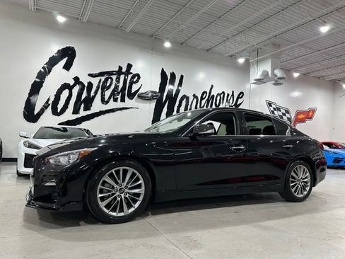 Used 2023 INFINITI Q50 Luxe w/ Cargo Package image 1