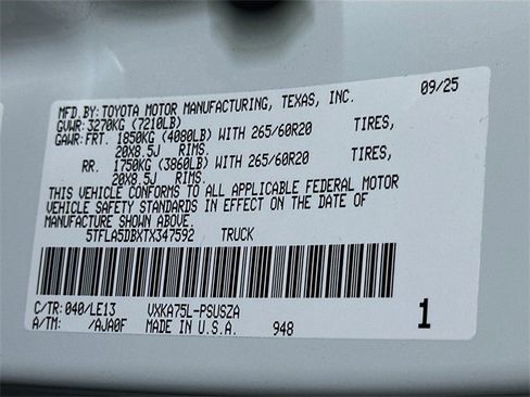 New 2026 Toyota Tundra SR5 image 17