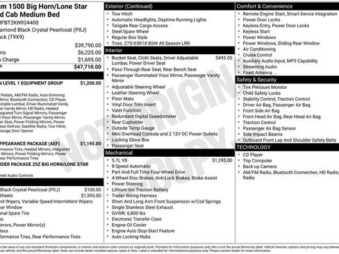 Used 2019 RAM 1500 Big Horn image 7