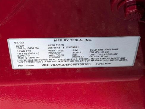 Used 2023 Tesla Model Y Performance image 19