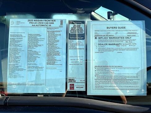 New 2025 Nissan Frontier PRO-4X w/ Pro Premium Package image 14