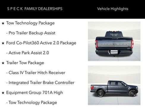Used 2021 Ford F150 Platinum w/ Equipment Group 701A High image 13