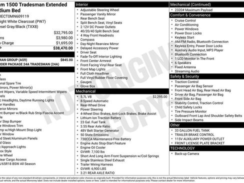 Used 2021 RAM 1500 Tradesman w/ Tradesman Group image 26