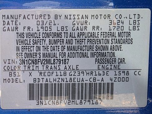 Used 2021 Nissan Versa SR image 36