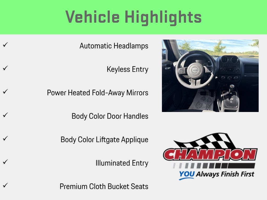 Used 2017 Jeep Patriot Sport w/ Power Value Group AWD/4WD image 12
