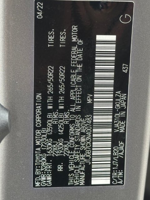 Used 2022 Lexus LX 600 4WD w/ Luxury Package image 60