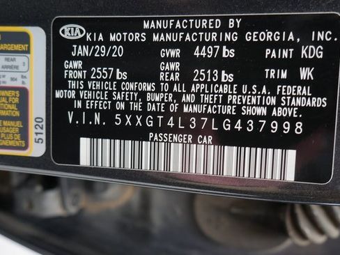 Used 2020 Kia Optima LX image 24