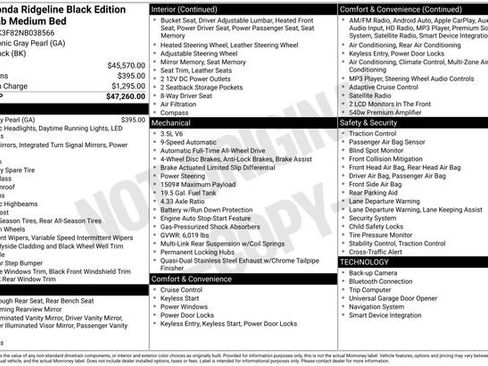 Used 2022 Honda Ridgeline Black Edition image 32