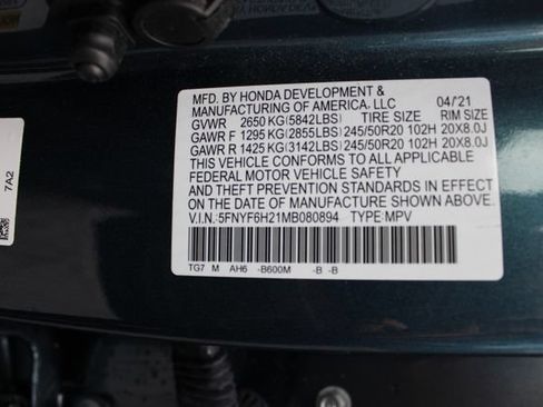 Used 2021 Honda Pilot Special Edition image 48