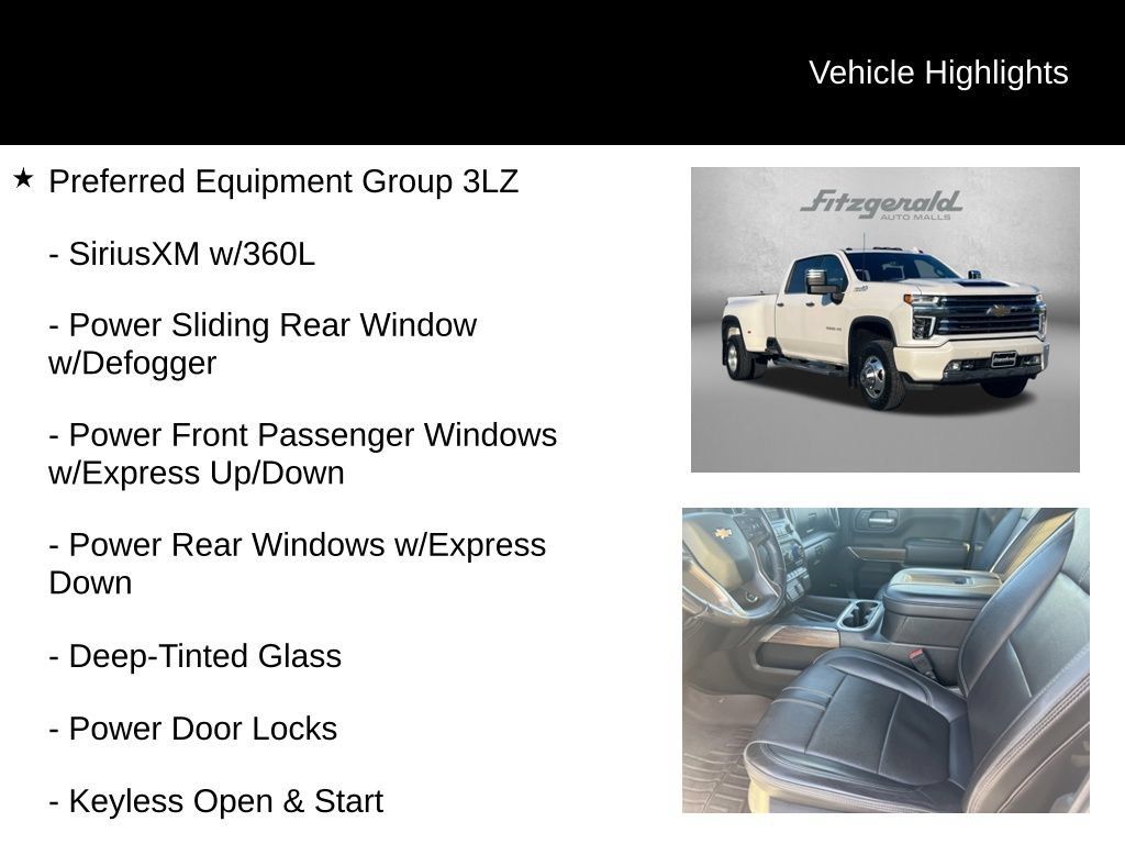 Used 2021 Chevrolet Silverado 3500 High Country w/ Snow Plow Prep/Camper Package AWD/4WD image 9
