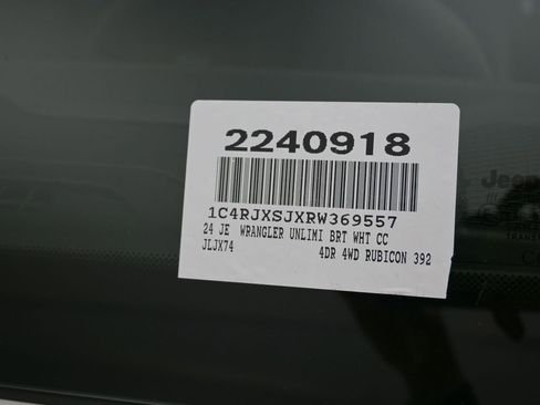 New 2024 Jeep Wrangler Unlimited Rubicon 392 image 11