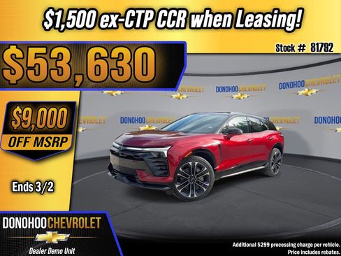 New 2026 Chevrolet Blazer EV SS image 1