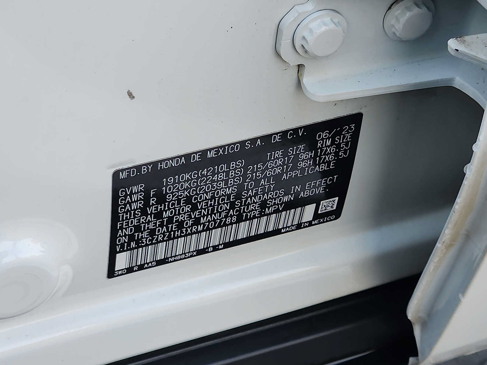 Certified 2024 Honda HR-V LX image 25