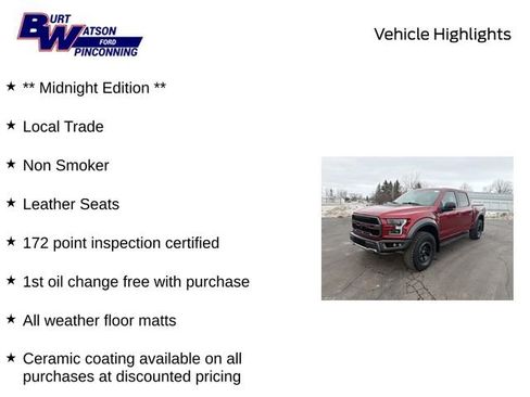 Used 2018 Ford F150 Raptor w/ Equipment Group 802A Luxury image 10