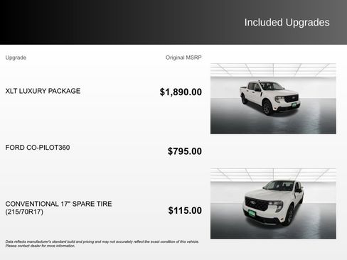 New 2026 Ford Maverick XLT w/ XLT Luxury Package image 3