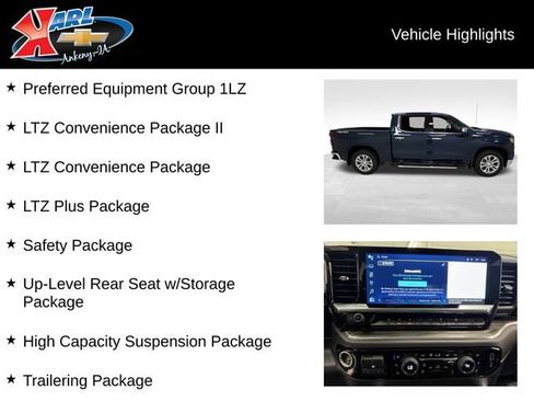 Certified 2023 Chevrolet Silverado 1500 LTZ w/ LTZ Convenience Package II AWD/4WD image 2