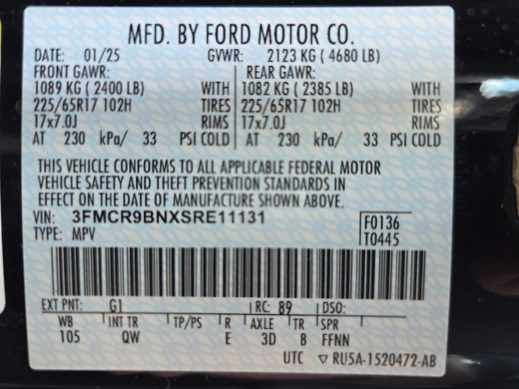 Used 2025 Ford Bronco Sport Big Bend AWD/4WD image 31