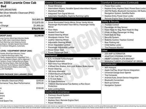 Used 2024 RAM 2500 Laramie w/ Safety Group AWD/4WD image 29