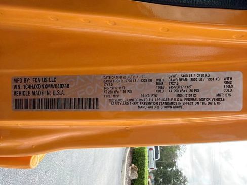 Used 2021 Jeep Wrangler Unlimited Sport AWD/4WD image 31