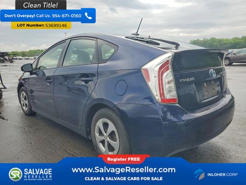 Used 2012 Toyota Prius Four w/ Deluxe Solar Roof Pkg FWD image 3