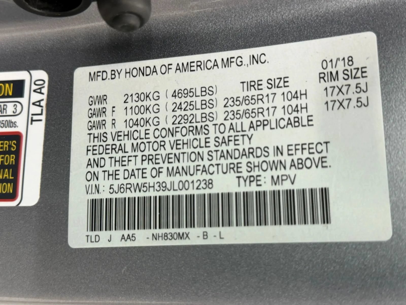 Used 2018 Honda CR-V LX image 32