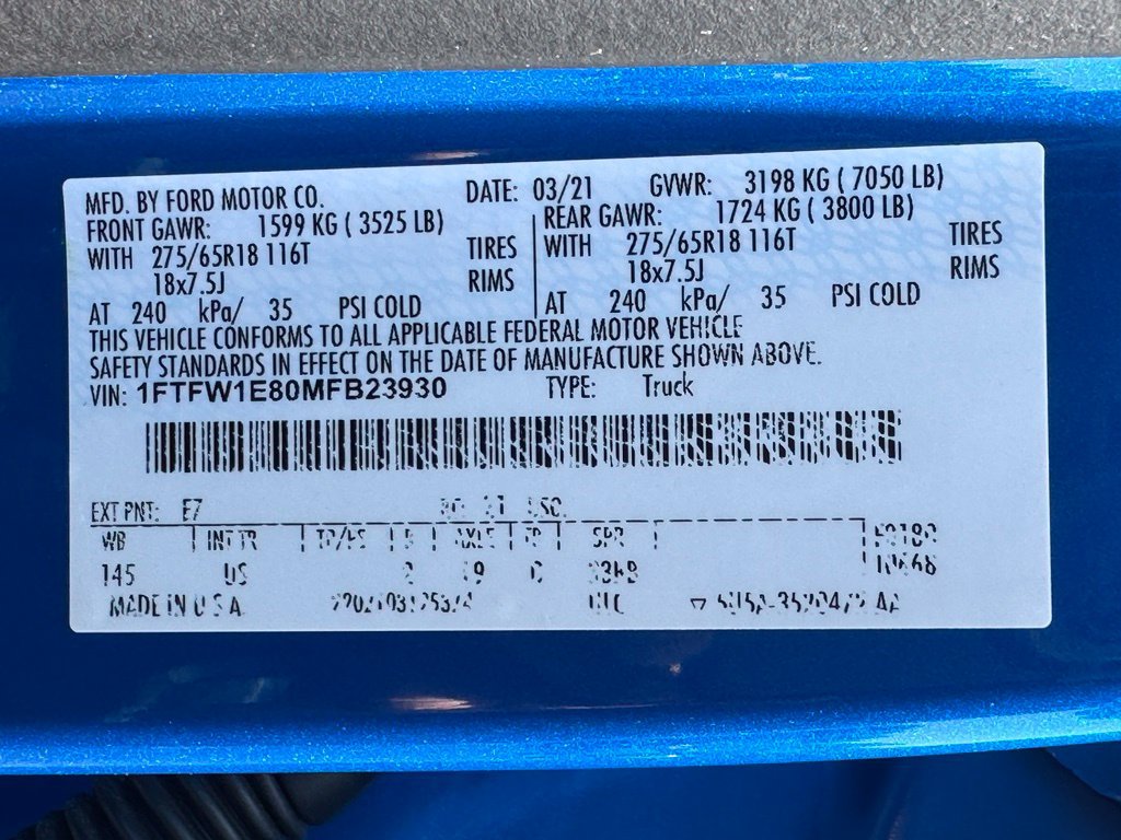 Used 2021 Ford F150 XLT w/ Equipment Group 302A High AWD/4WD image 47