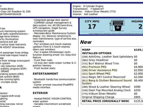 Used 2013 Mercedes-Benz SL 550 image 12