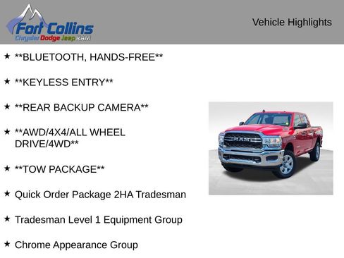 Used 2019 RAM 2500 Tradesman w/ Chrome Appearance Group AWD/4WD image 4