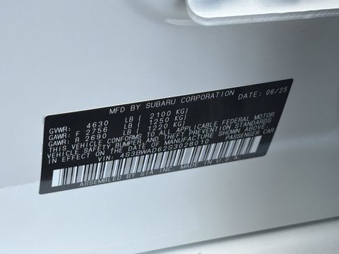Certified 2025 Subaru Legacy Premium w/ Popular Package #1A AWD/4WD image 32