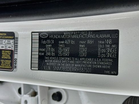 Used 2024 Hyundai Tucson SEL FWD image 70