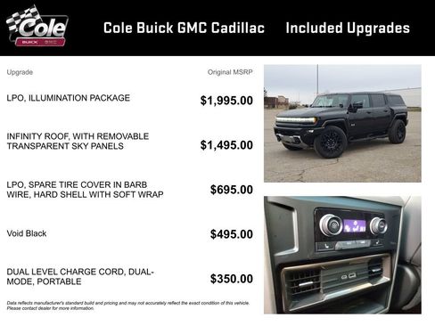 Certified 2024 GMC Hummer EV 2X w/ LPO, Illumination Package image 3